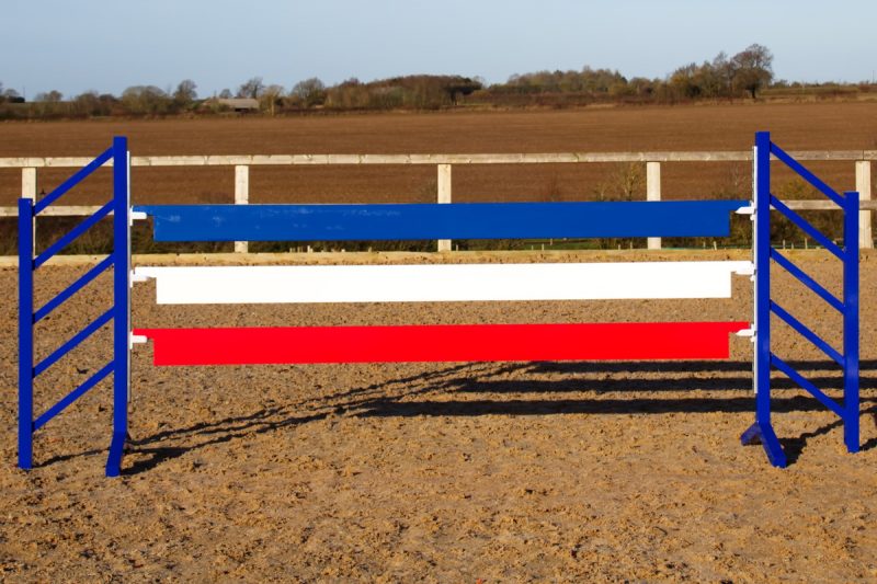 White Wooden Show Jump Planks - Jump 2 It Horse Jumps