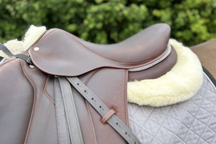 Horse Saddle Pad with Gel Pad and Sheepskin